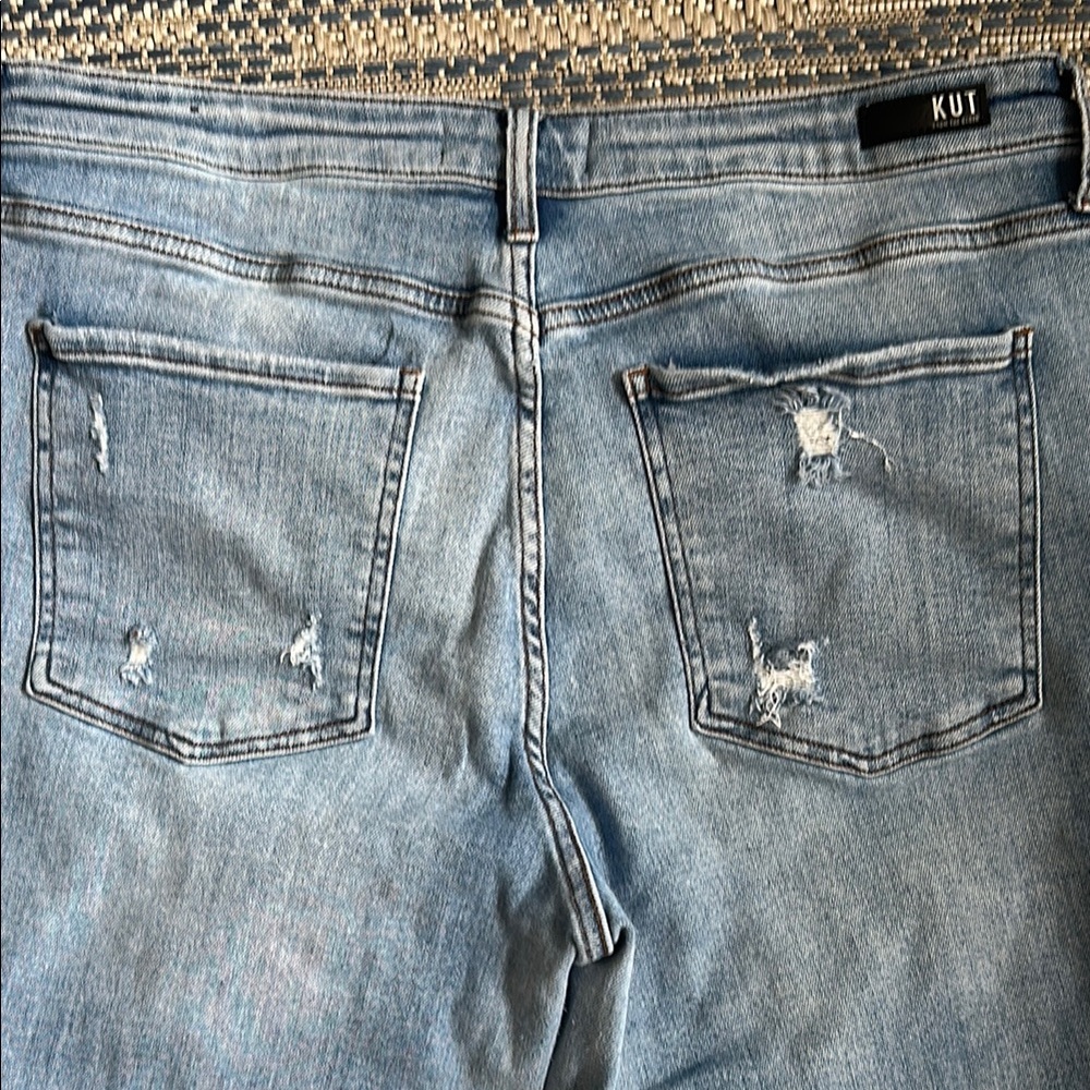 Kut from the Kloth Rachael High Rise Mom Jean Fab Ab Size 16 - Picture 9 of 14